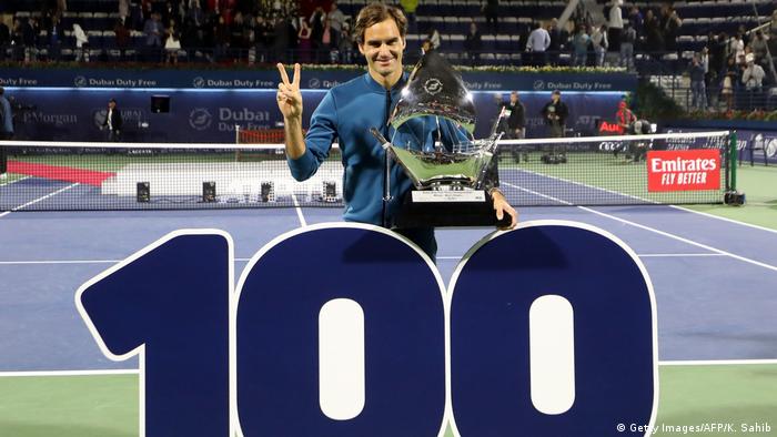 Tennis ATP Championships in Dubai Roger Federer (Getty Images/AFP/K. Sahib)
