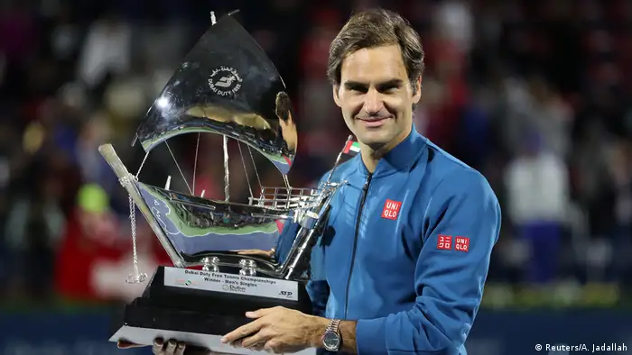 Tennis ATP Championships in Dubai Roger Federer