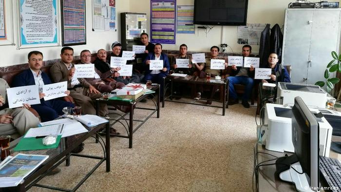 Sitzstreik der Lehrer im Iran