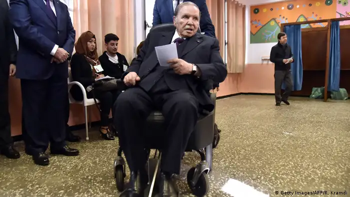  Abdelaziz Bouteflika casts his vote in a wheelchair Getty Images/AFP/R. Kramdi)