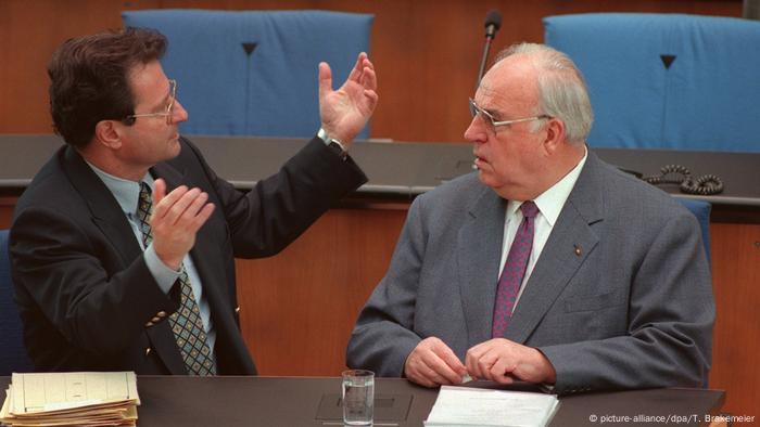 Klaus Kinkel i Helmut Kohl