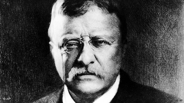 O presidente Theodore Roosevelt