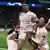 Fußball Champions League l Paris St Germain v Manchester United | Jubel (1-3)