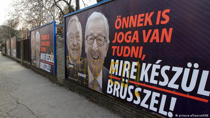 Plakat protiv Sorosa u Mađarskoj