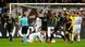 Fussball UEFA Europa League l Eintracht Frankfurt vs FC Inter Mailand - Foul an Martinez Fussball UEFA Europa League l Eintracht Frankfurt vs FC Inter Mailand - Foul an Martinez