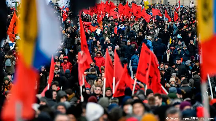 Russland Moskau Proteste gegen Internet-Zensur (Getty Images/AFP/A. Nemenov)
