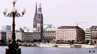 Die Alster in Hamburg