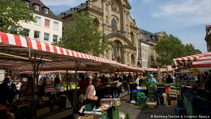 Grüner Markt in Bamberg (Bamberg Tourism & Congress Service)