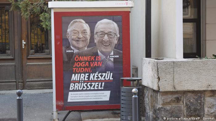Кампания срещу ЕС и Сорос в Унгария