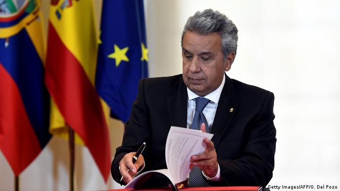 Ecuador: Präsident Lenin Moreno (Getty Images/AFP/O. Del Pozo)