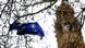 An EU flag is seen stuck in a tree outside the Houses of Parliament in London An EU flag is seen stuck in a tree outside the Houses of Parliament in London