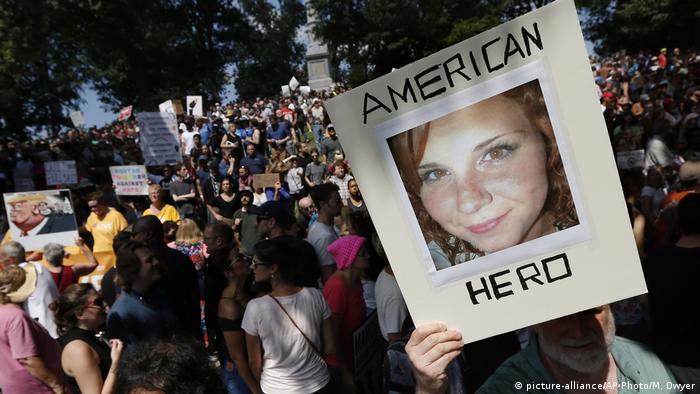 Rechtsextremer Terror USA Charlottesville Heather Heyer Anschlag Trauer