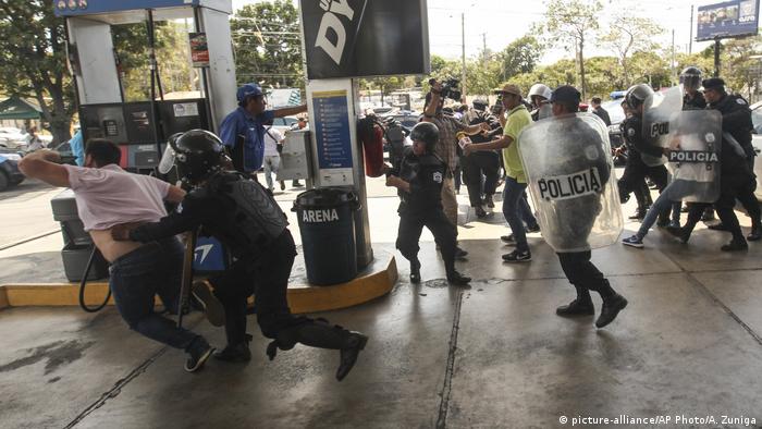 Nicaragua Managua Opposition Protest Polizei