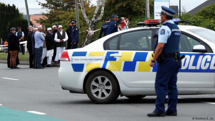 Neuseeland Terroranschlag auf Moscheen in Christchurch | Polizeipräsenz
