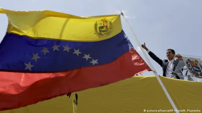 Venezuela Auftritt Juan Guaido vor Anhängern