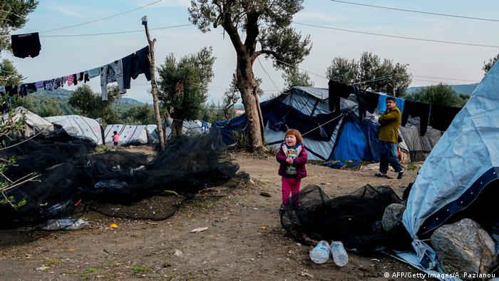 Flüchtlingslager Moria auf Lesbos, Griechenland