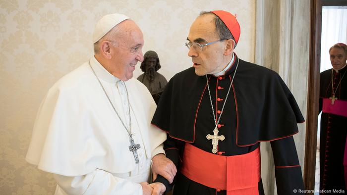 Papst trifft wegen Missbrauchsvertuschung verurteilten Kardinal Philippe Barbarin (Reuters/Vatican Media)