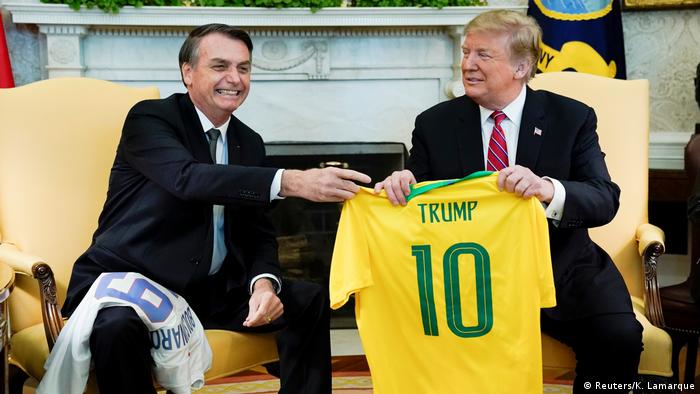 Jair Bolsonaro y Donald Trump.