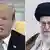 Bildkombo Donald Trump und Ali Khamenei