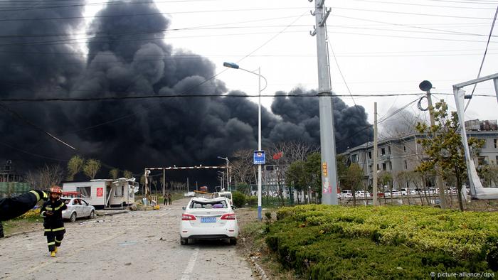 China, sechs Tote nach Explosion im Industrial Park in Yancheng (picture-alliance/dpa)