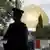 Armed police guard the Al Door mosque