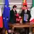Italien Rom Vertragsunterzeichnung | Xi Jinping, He Lifeng & Luigi Di Maio & Giuseppe Conte