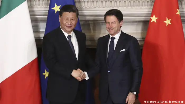 Italien Rom | Xi Jinping, Präsident China & Giuseppe Conte, Premierminister