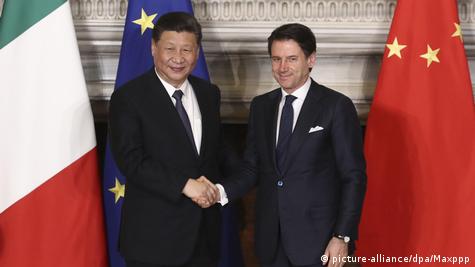 Xi Jinping dhe Giuseppe Conte