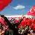 Türkei Istanbul Walhkampfauftritt Präsident Erdogan