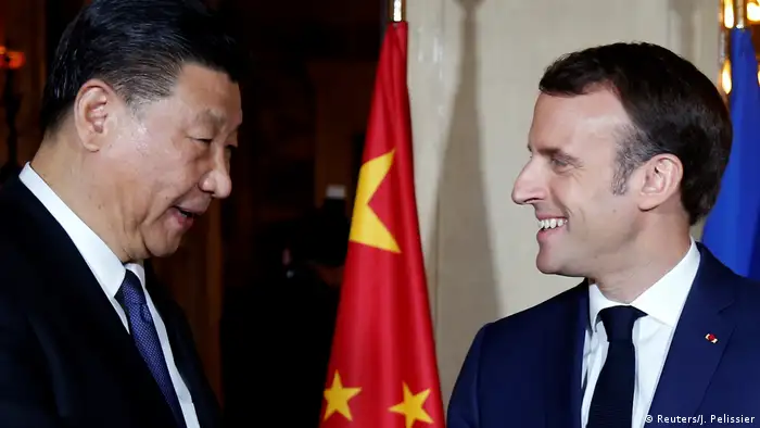 Frankreich Beaulieu-sur-Mer Xi Jinping bei Macron