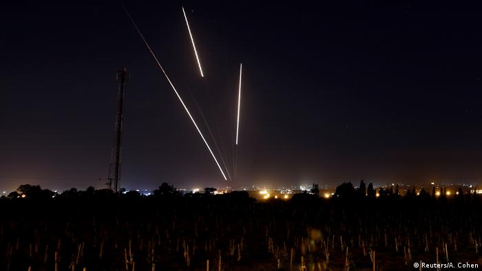 Обстрел территории Израиля со стороны сектора Газа, 25 марта 2019 г.