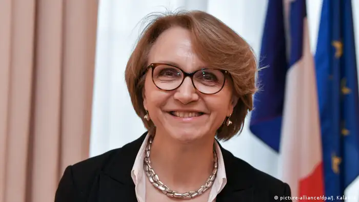 La embajadora de Francia en Alemania, Anne-Marie Descôtes.