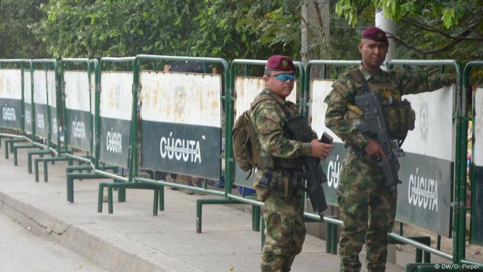 Soldados colombianos en Cúlcuta.