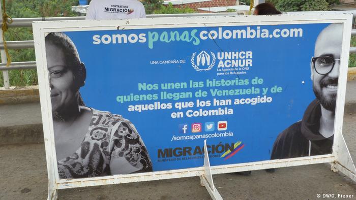 Kolumbien venezolanische Flüchtlinge in der Grenzstadt Cucuta