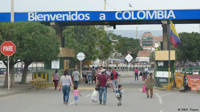 Venezolanos en Cúcuta.
