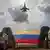 A Russian-made Sukhoi SU-30 participates in a military exercise in Venezuela