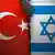 Turkish and Israeli flags