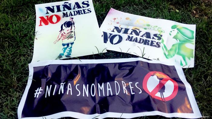 „Niñas no madres („Mädchen, nicht Mütter“) in Lateinamerika