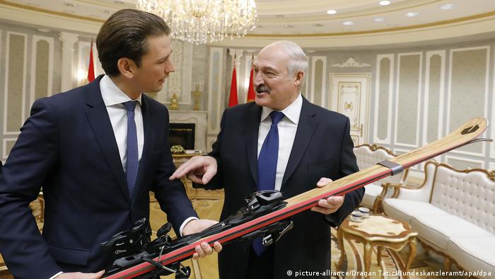 Österreichs Kanzler Kurz in Minsk