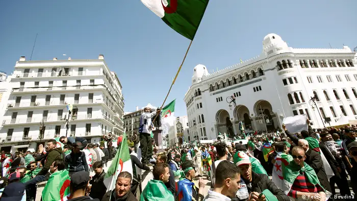 Protests were staged in Algiers and various other cities