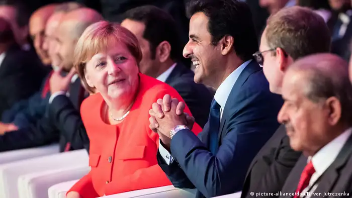 Deutschland Angela Merkel und Tamim bin Hamad Al Thani