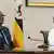 Ugandas Präsident Yoweri Museveni und Ruandas Präsident Paul Kagame bei einem Treffen in Uganda 2018