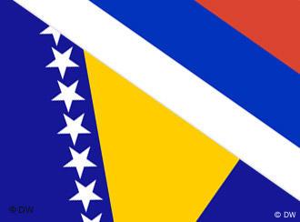 Flagge von Bosnien und Herzegowina und Republika Srpska