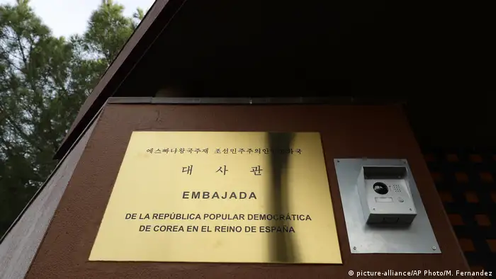 Botschaft Nordkorea in Madrid Spanien