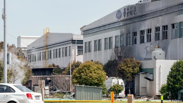 China Jiangsu Explosion Elektronikfabrik (Reuters)