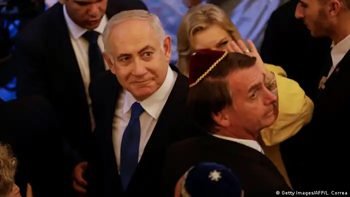 Benjamin Netanyahu and Jair Bolsonaro