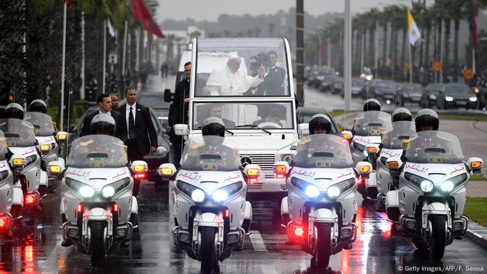 Marokko | Papst Franziskus in Rabat (Getty Images/AFP/F. Senna)