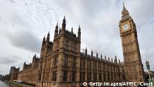 A picture shows the Houses of Parliament in Westminster, central London, on April 16, 2013, a day before the ceremonial funeral for former British prime minister Margaret Thatcher. The Iron Lady will be given a send-off full of pomp and ceremony involving 700 members of the armed forces, gunfire salutes and 2,000 guests at St Paul's Cathedral in London on April 17. AFP PHOTO/CARL COURT (Photo credit should read CARL COURT/AFP/Getty Images)