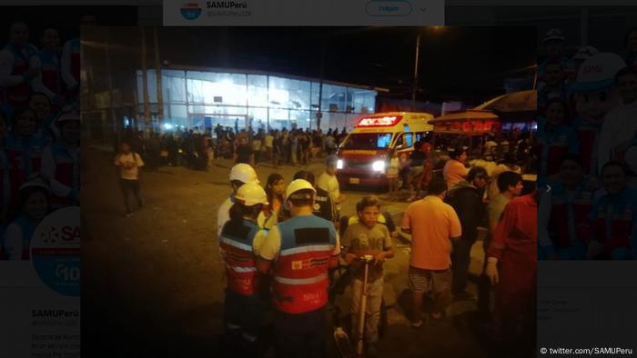 Screenshot: Busbrand in Peru (twitter.com/SAMUPeru)