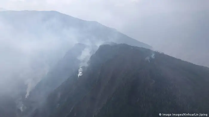 China Liangshan Waldbrände